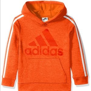 🔹NWT Adidas 3 stripe pullover hoodie athletic boys 6